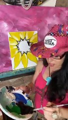 How to Paint Just Love Sunflower with our Templates and Paint Kit