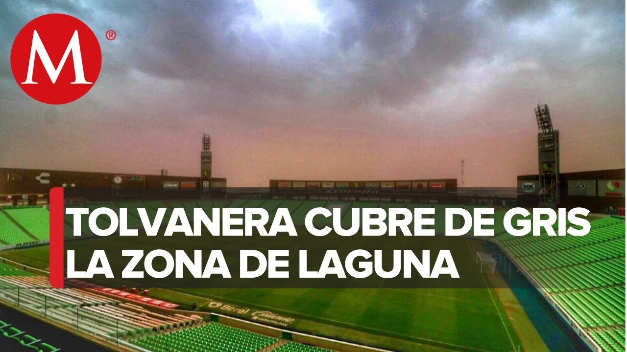 Fuerte lluvia y tolvanera azotaron a La Laguna