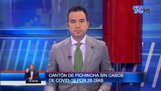 Cantón de Pichincha lleva 26 días sin nuevos casos de coronavirus