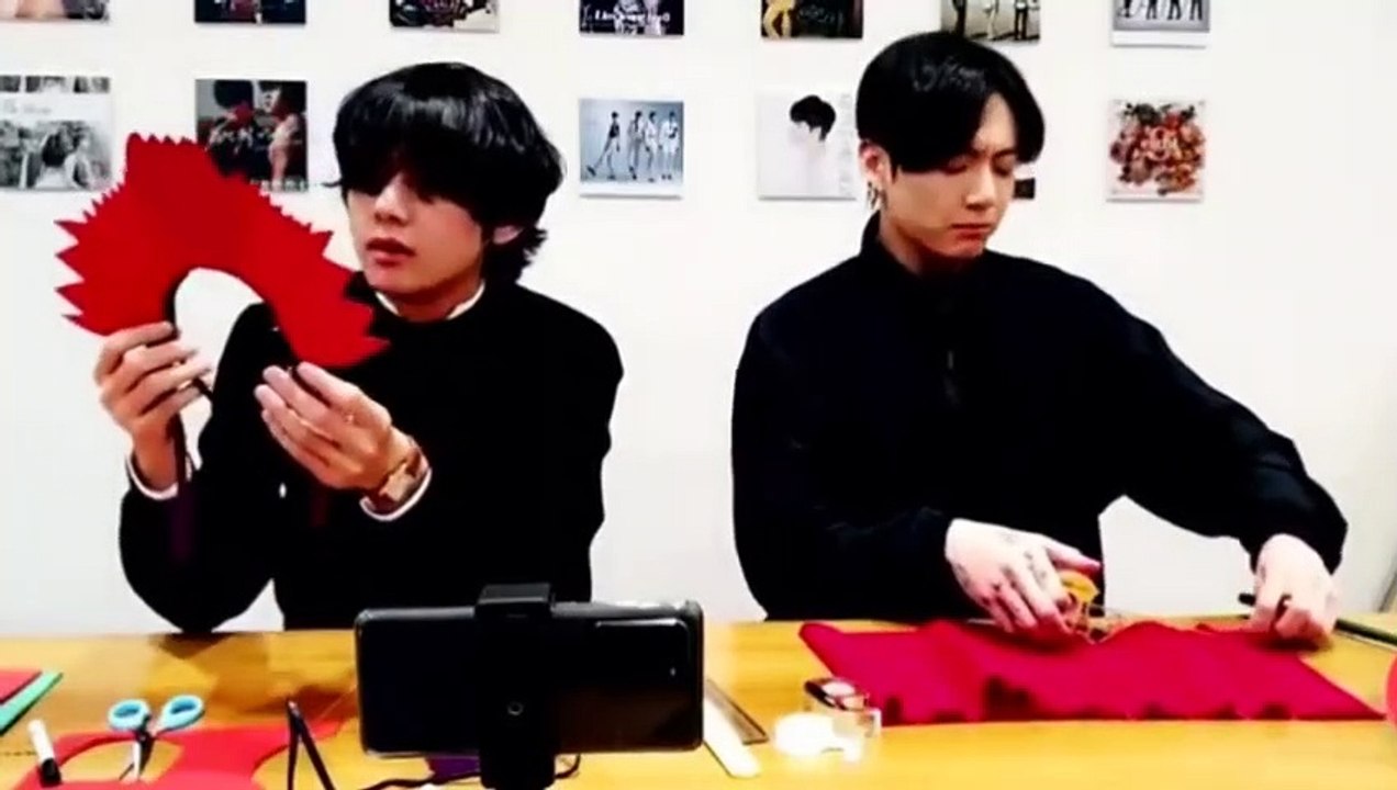 Taekook singing "Never Not" At V Live