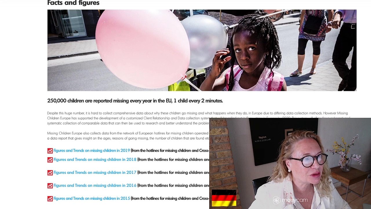 Vermisste Kinder in der EU