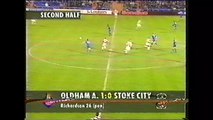 Granada Soccer Night [itv]: Latics 2-0 Stoke (2nd half) 1995/96 Football League Division 1, 30/04/96