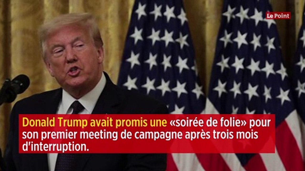 Trump : son grand meeting de retour en campagne fait « pschitt »