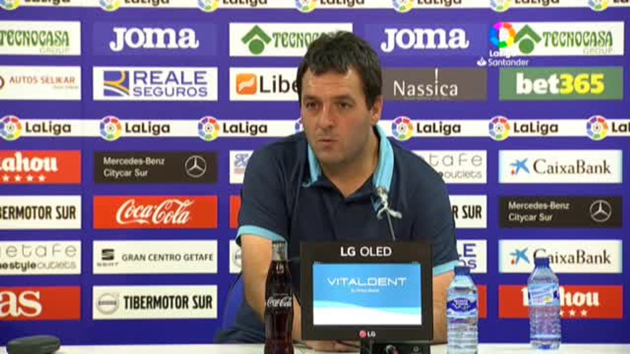 Bordalás: "No estamos preocupados, estamos enojados"