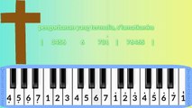 NOT PIANIKA LAGU DALAMNYA KASIHMU BAPA [JCLF] | LAGU ROHANI