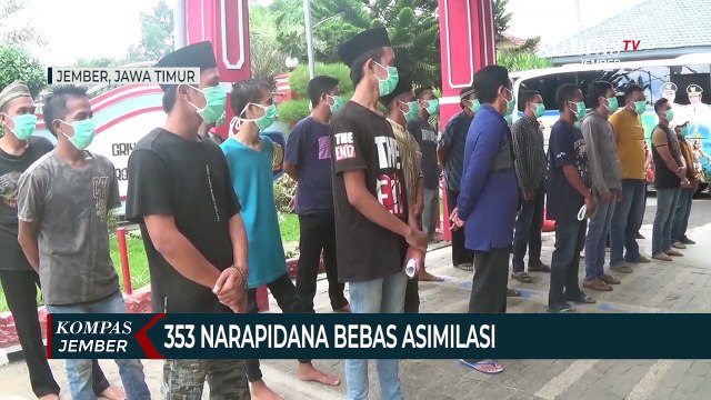 353 Narapidana Bebas Asimilasi, Syarat Bebas Harus ada Surat Jaminan