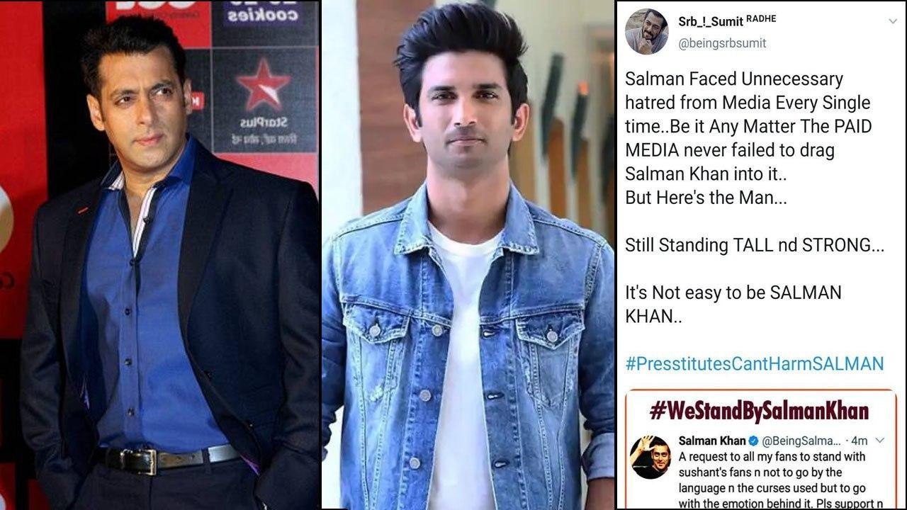 Sushant Singh Rajput : Salman Khan's Fans Trend Offensive Hashtag On Twitter