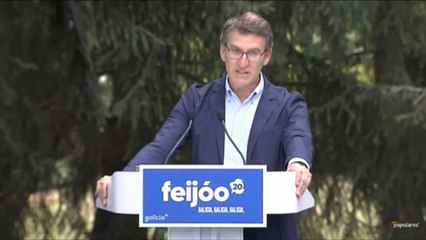 Feijóo: "Si Galicia quiere, estaré a su disposición los próximos cuatro años"