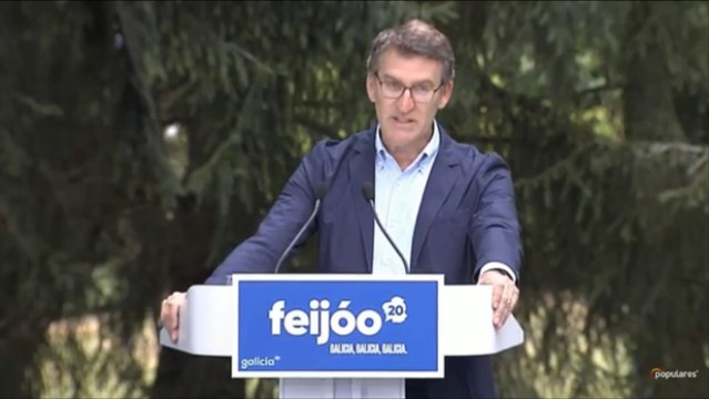 Feijóo: Si Galicia quiere, estaré a su disposición los próximos cuatro años