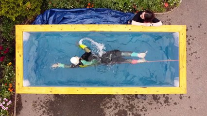 Lockdown forces Irish Paralympic hopeful to tread-mill water