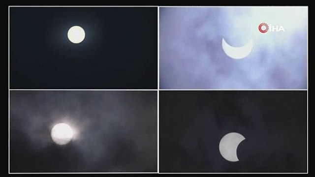 Çin’de ‘Ateş Çemberi’ güneş tutulması görüntülendi