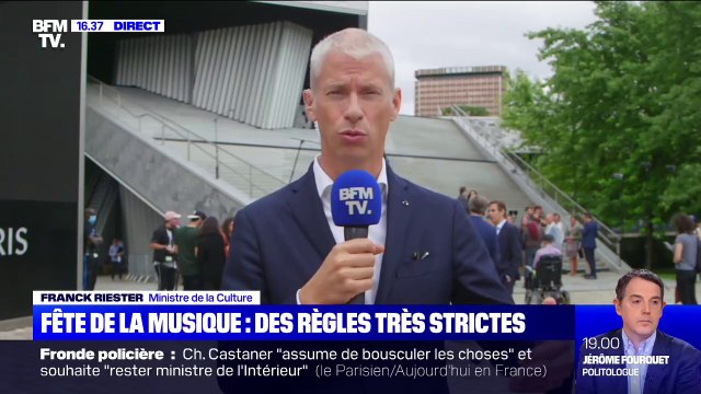 Franck Riester sur la fête de la musique: On aurait préféré faire la fête comme chaque année, mais il faut être raisonnable