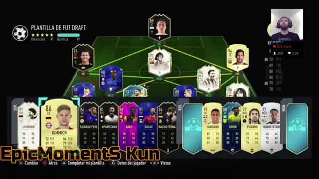 Kun agüero se enfrenta a si mismo ONLINE se calienta porque su Compañero le hace goles y regates IMPOSIBLES!