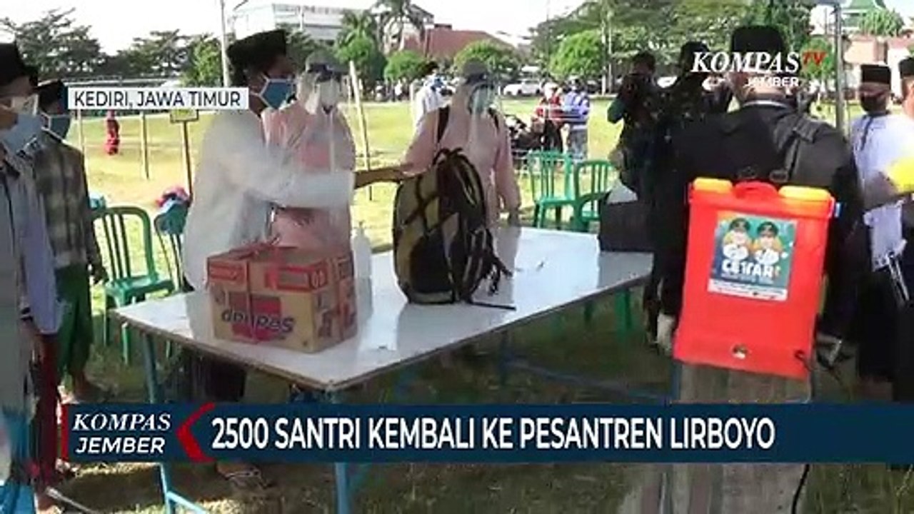 Normal Baru, 2.500 Santri Lirboyo Kembali ke Pesantren