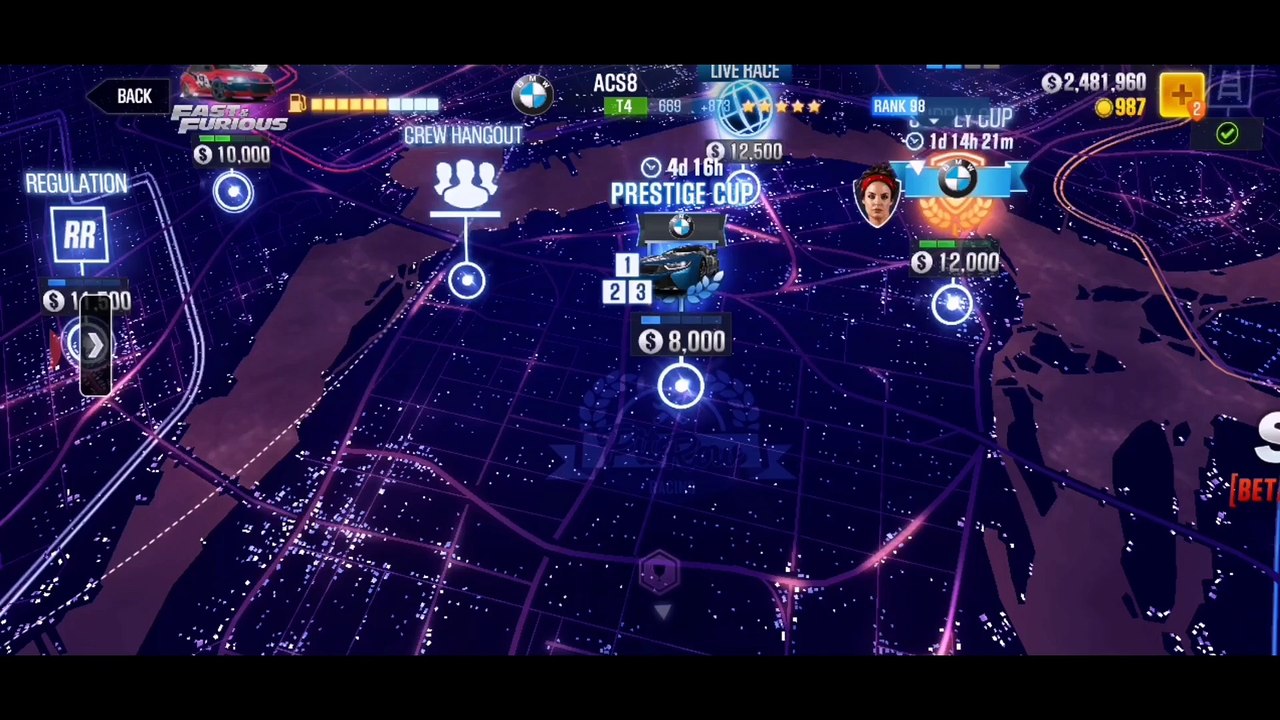 CSR 2 Gameplay - Prestige Cup (Season 104) - BMW i8 / ACS8 (Race 21 - 30)