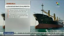Venezuela espera el arribo de buque iraní cargado de alimentos