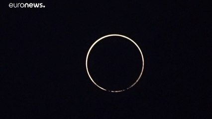 بالفيديو والصورة: ظاهرة الكسوف الحلقي النادر في مراحل