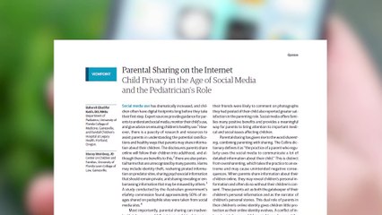 Sollte ich mein Kind im Internet zeigen?