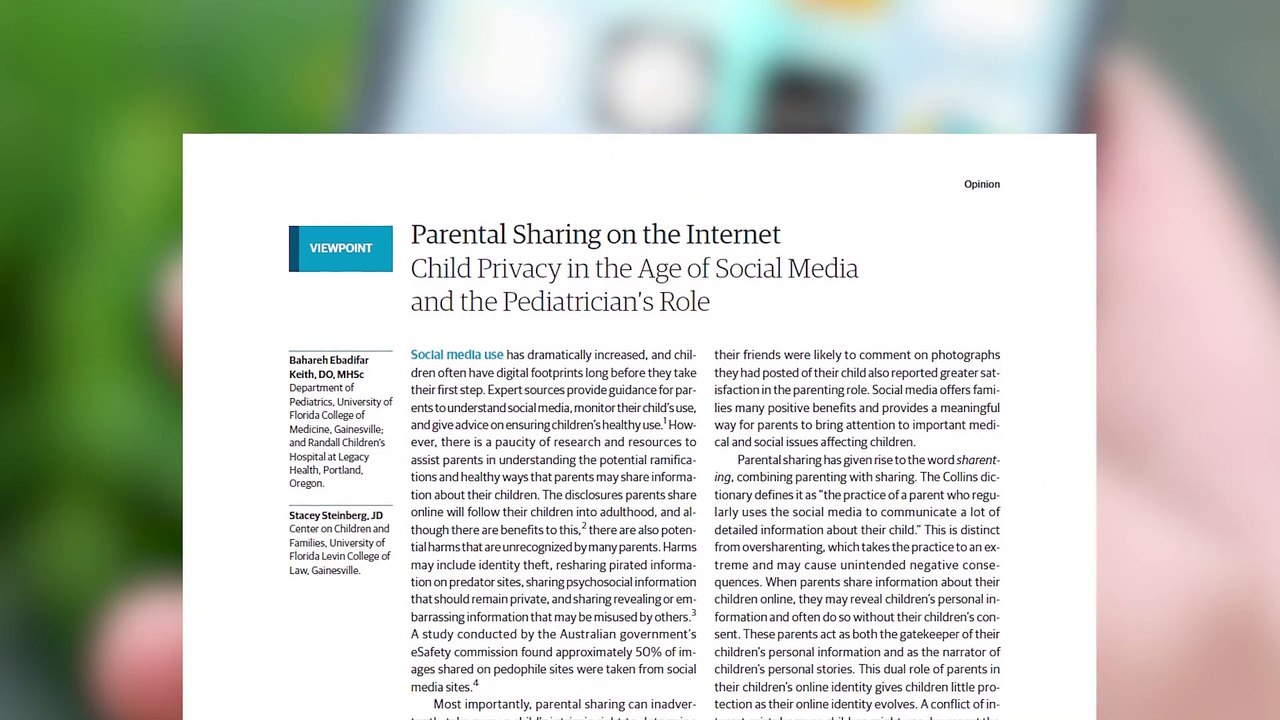 Sollte ich mein Kind im Internet zeigen?