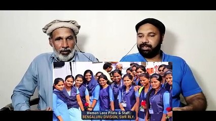 Pakistan reaction on women drive the train Empowering women Indian Railway #empowerment #indianrailway
