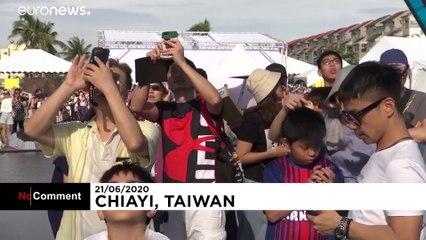 Heller Ring um den Mond: Sonnenfinsternis in Taiwan