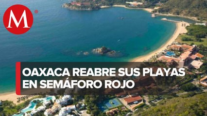 Reabren playas en Oaxaca, pese a semáforo en rojo