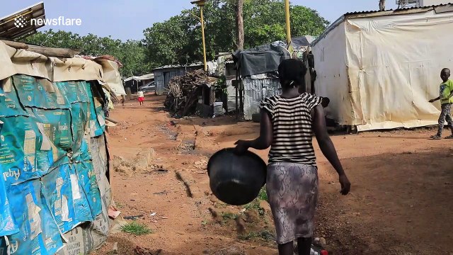 Refugees fleeing Boko Haram speak out at camp in central Nigeria