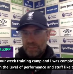 Descargar video: Klopp happy with Liverpool performance in 'deserved' draw