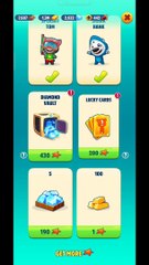Talking Tom Gold Run-Open Lucky Cards & unlocked character