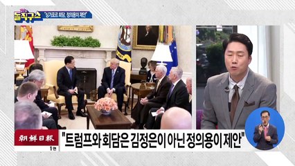 볼턴의 폭로…북미회담, 정의용이 먼저 제안