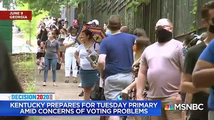 Kentucky Officials Criticized For Cuts To Primary Polling Locations | MSNBC || msnbc world english news.