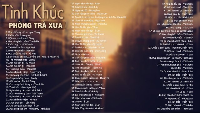 MƯA CHIỀU KỶ NIỆM, PHÚT CUỐI - 226 Tình Ca Xưa bất Hủ Một Thời - Dòng Nhạc Tình Ca Gây Nghiện