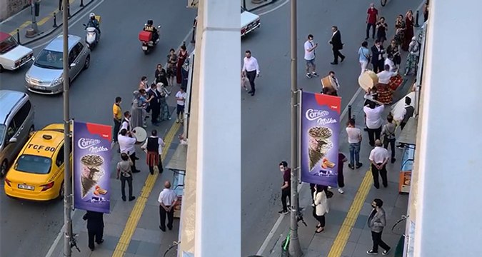 İstanbul’un göbeğinde maskesiz ve mesafesiz eğlenceler kamerada