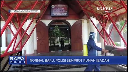 Penyemprotan Disinfektan Di Rumah Ibadah