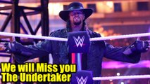 Undertaker says good bye to WWE after spending 30 years in the ring | WWE | UNDERTAKER