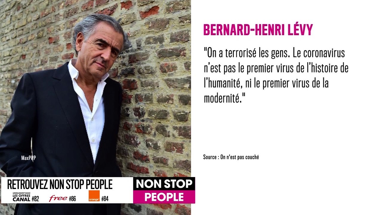 ONPC : Bernard-Henri Lévy serre des mains et dénonce une "épidémie de la peur"