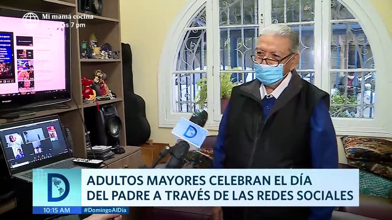 Domingo al Día: Adultos mayores celebraron el Día del Padre a través de las redes sociales