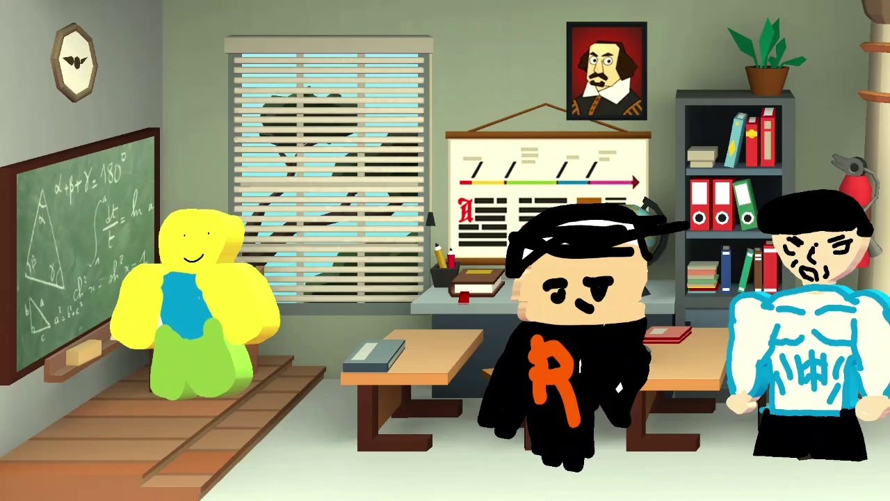 TOONTASTIC Noob Kid in School blah blah vs Bully | Created by my son.