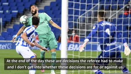 Zidane left frustrated by referee talk after Real Madrid victory