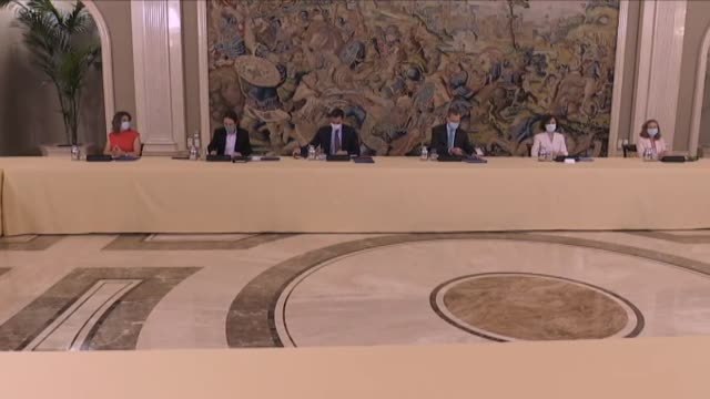 El rey preside el primer Consejo de Seguridad Nacional desde el estado de alarma