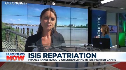 France repatriates ten children of French jihadists from Syria
