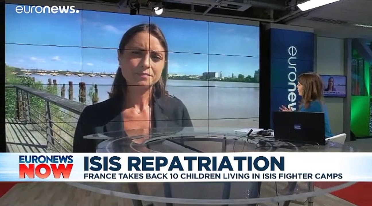France repatriates ten children of French jihadists from Syria