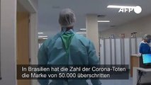 Corona-Hotspot Brasilien: Mehr als 50.000 Tote