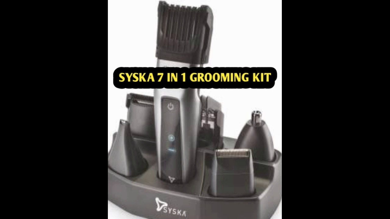 SYSKA 7 IN 1 HT3052K/01 CORDLESS TRIMMER UNBOXING & REVI