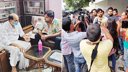 सुशांत सिंह के परिवार से मिले गुंजन सिंह,सड़क पर उतर कर किया विरोध प्रदर्शन