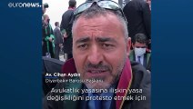 Baro başkanlarının yürüyüşüne Ankara girişinde polis engeli