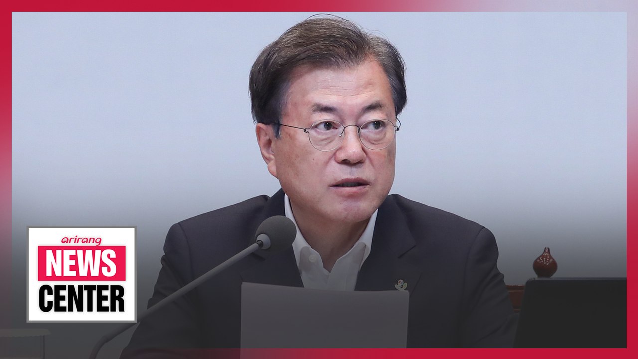 President Moon calls for stern measures to root out financial crimes