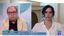 Tremendo el repaso que le pega Isabel Díez Ayuso a un periodista progre ante su intento de manipulación y de calumnia, que vuelva a por otro