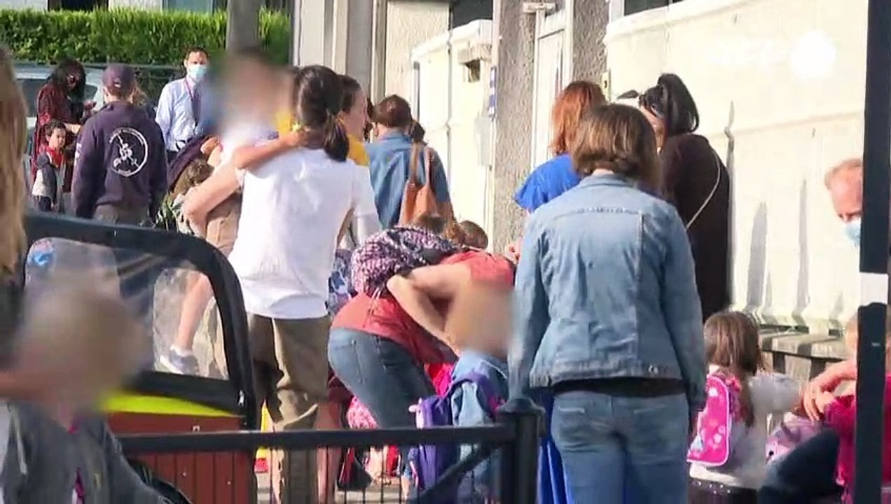 Reprise pour tous les écoliers: à Bordeaux, la joie de "retrouver les copains