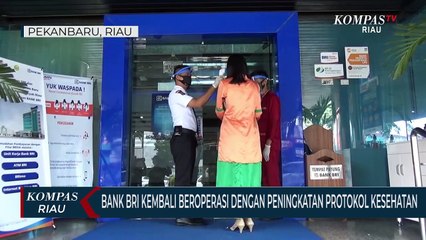Bank BRI Pekanbaru Kembali Beroperasi